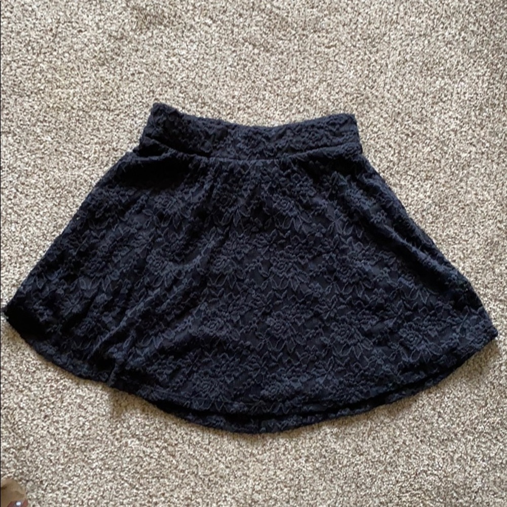Black Lace Skirt